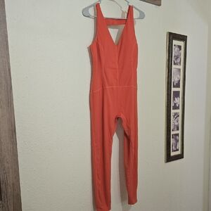 NEW WITH PARTIAL TAG Women's Workout Jumpsuit Watermelon Size Large